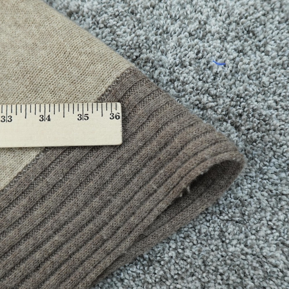 Celeste Sweater Womens One Size Beige Wool Cashmere Cape Knit Poncho Top Cozy - Picture 7 of 9